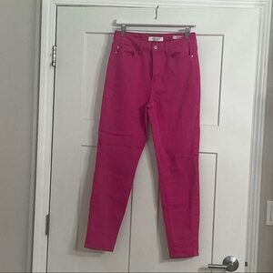 Judy Blue Women's Fuchsia Skinny Jeans